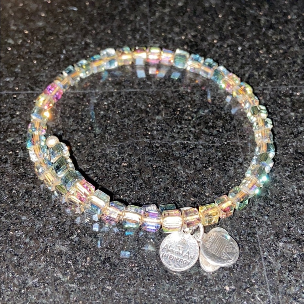 Alex and Ani beaded wrap bracelet